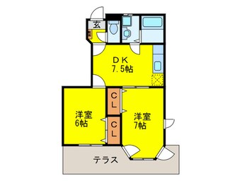 間取図 スクエアコートⅢ