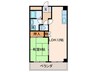 クレベ－ル片野 1LDKの間取り