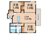ｉテラス　west 3LDKの間取り