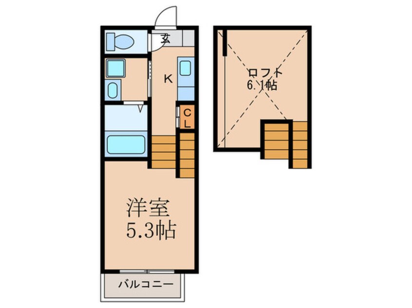 間取図 カームネスｋｉｋｉ