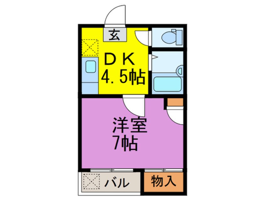 間取図 ドリームヒルズ井尻