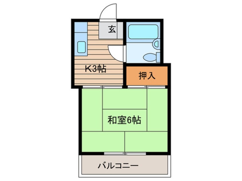 間取図 朝日ハイツ