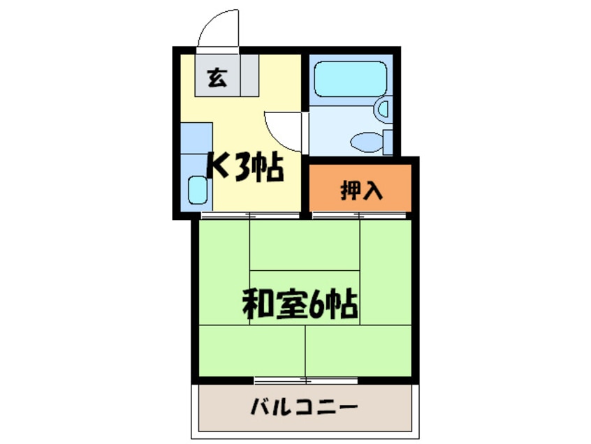 間取図 朝日ハイツ