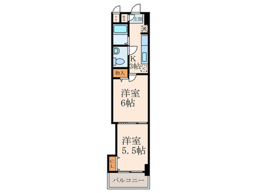 間取図 木下鉱産ビル