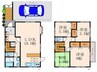 高峰貸家 4LDKの間取り