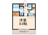エンクレスト博多駅前Ⅱ（604） 1Kの間取り