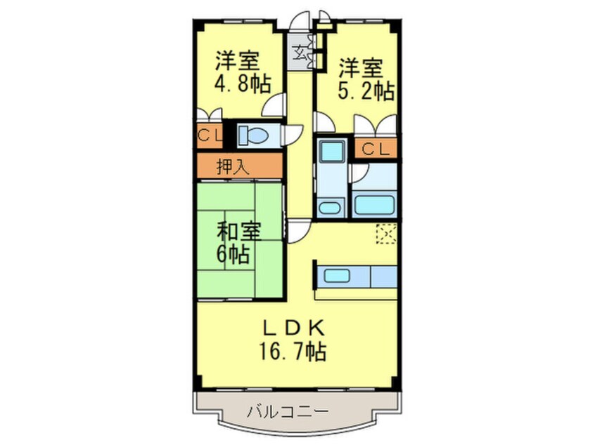 間取図 トーレグランデ