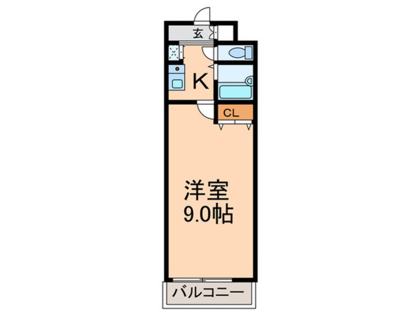 間取図 フェヴァリット・キューブ