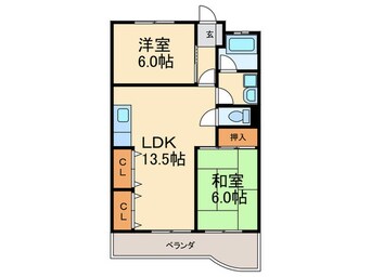間取図 サンコ－ポフジシン
