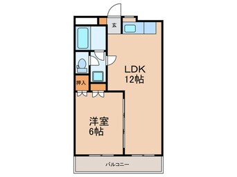 間取図 グレースマンション櫛原