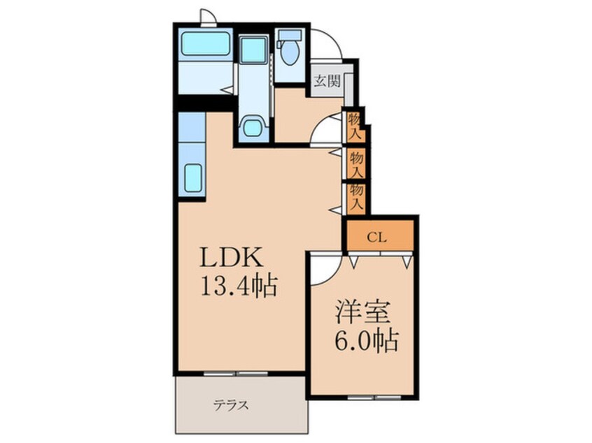 間取図 サンリット・フィオーレ　A棟