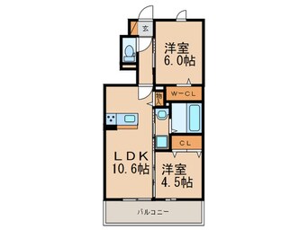 間取図 ボヌ－ル光正寺