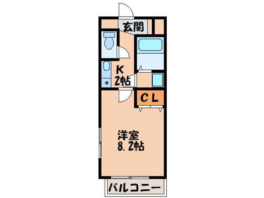 間取図 エスペランス白木原