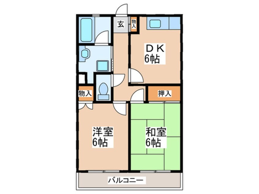 間取図 コート１５