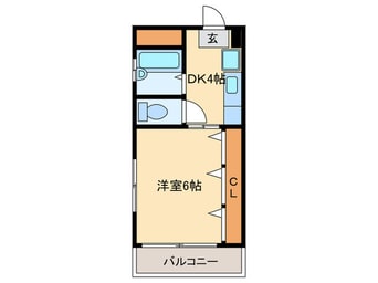 間取図 エクセレント箱崎