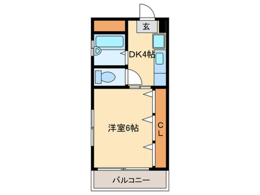 間取図 エクセレント箱崎