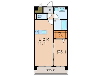 間取図 リオ　ラクーコ