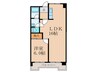 レジデンス鋲賀 1LDKの間取り