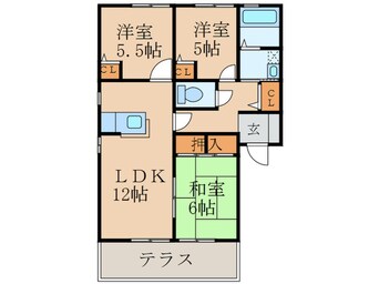 間取図 エスポワールホリⅣ