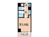 ダイナコ－トヒルズ折尾(404) 1Kの間取り