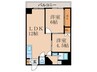 大産春日ビル 2LDKの間取り