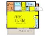 ドリーム七隈 1Rの間取り