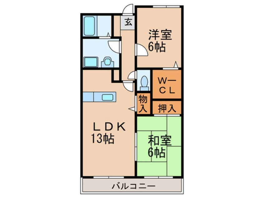 間取図 ステラコ－ト弐番館