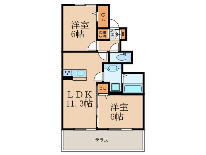 間取図 リーヴァ