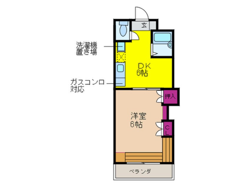 間取図 シティハイツ春日