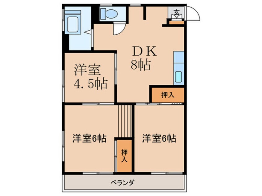 間取図 アリエス井堀