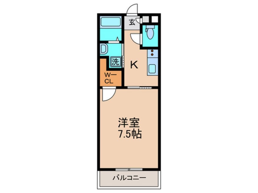 間取図 Cuore Ricco水巻