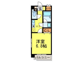 間取図 リ－ジェント大橋