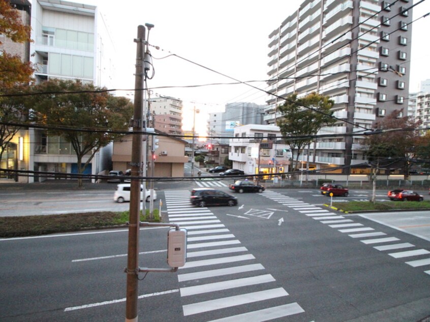 室内からの展望 リ－ジェント大橋