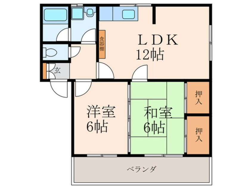 間取図 ファミ－ルタカハシ