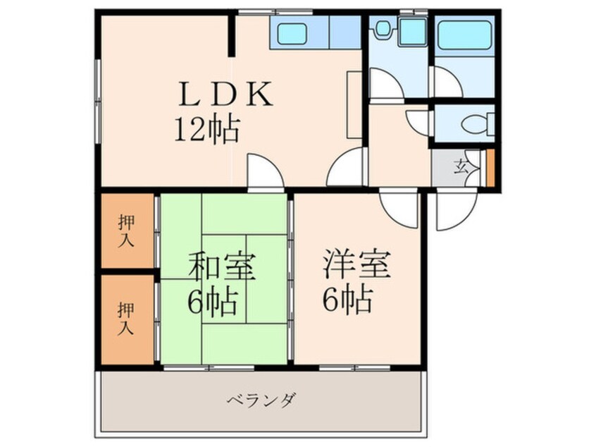 間取図 ファミ－ルタカハシ