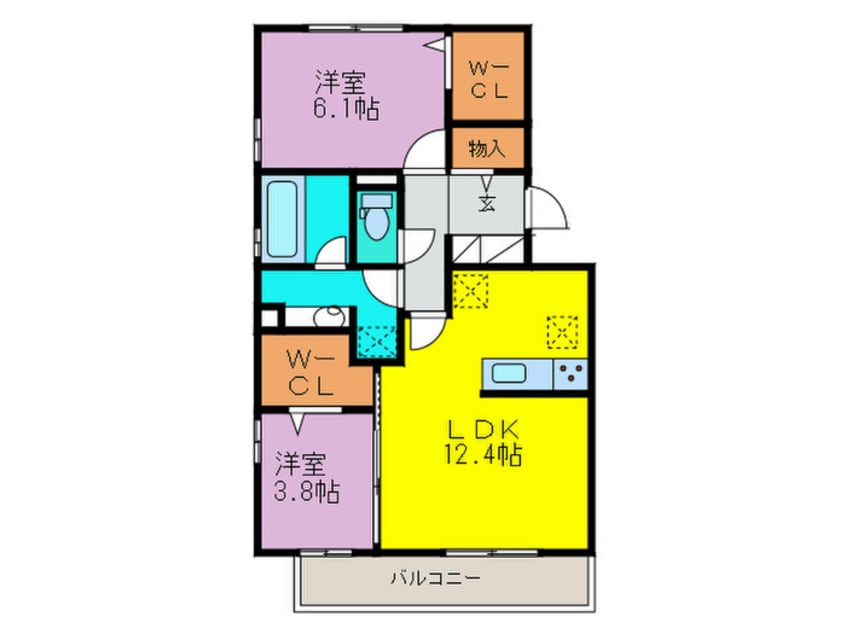 間取図 カーサステラⅢ