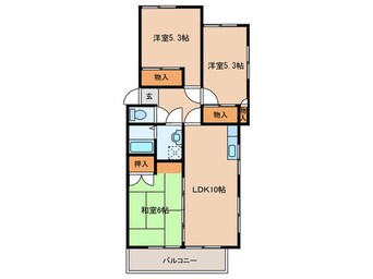 間取図 シーサイドパーク福間