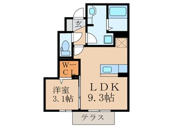 間取図 サンパール徳力