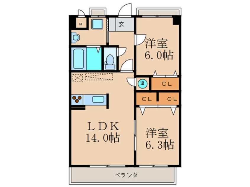 間取図 ニューガイア高野