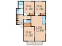 グランディール・８６　Ｃ棟の間取図