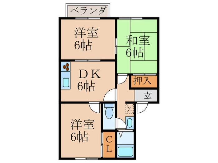 間取り図 プロムナード泉１