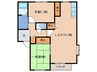 フルハウス　A棟 2LDKの間取り