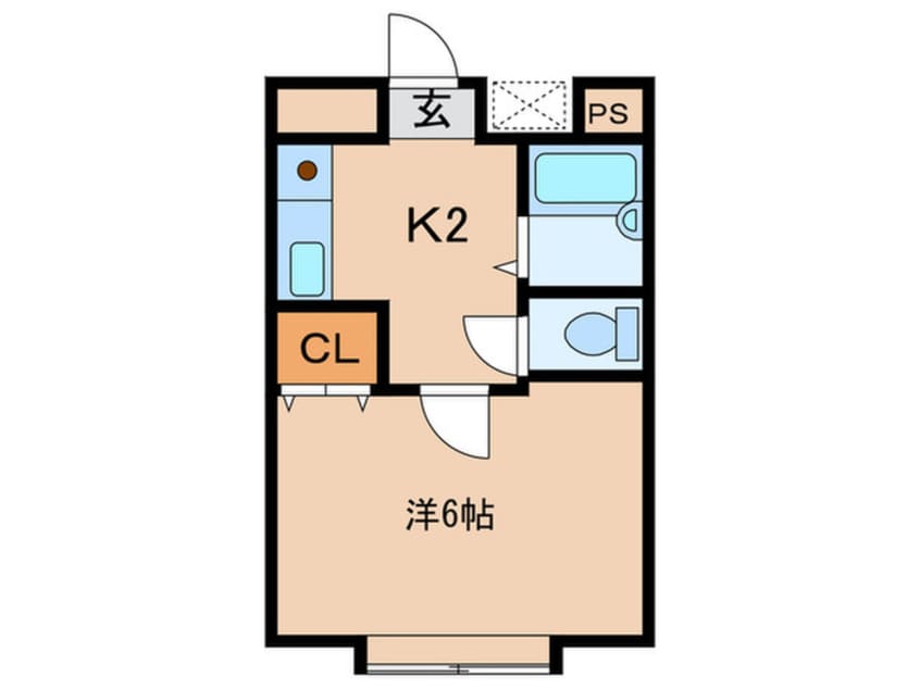 間取図 パンシオンヴィラ春日Ａ
