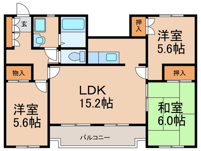 間取り図 ガ－デンハイツ志免