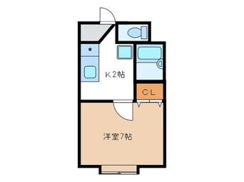 間取図 パンシオンヴィラ春日Ｃ