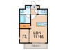 ロイヤル博多駅南 1LDKの間取り