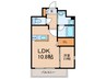 ロイヤル博多駅南 1LDKの間取り