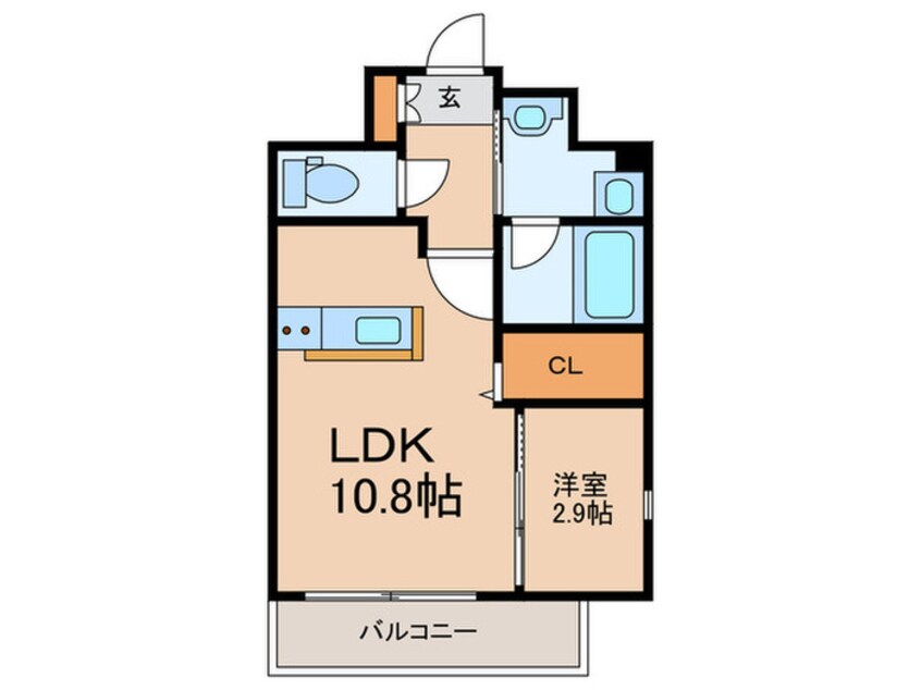 間取図 ロイヤル博多駅南
