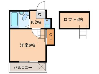 間取図 パステル南福岡