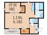 GRANDTIC 1LDKの間取り